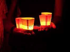 蠟燭,手,保持