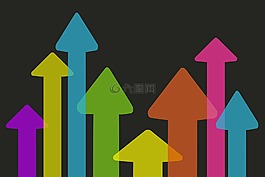 箭頭,趨勢(shì),經(jīng)濟(jì)