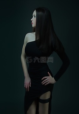 縱向,女孩,炙手可熱的女孩