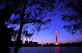 北京,電視塔,中國