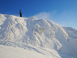 冬季,雪,雪堆