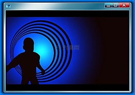 應(yīng)用程序窗口,windows,男子