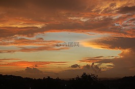 天空,太陽的,之間