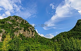 山,和,天空