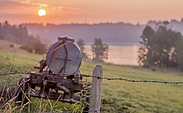 景观,农业,morgenstimmung