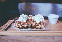 早餐,巧克力,特寫