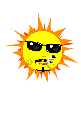 夏季,太陽,朋友