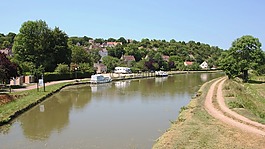nivernais 运河,水,小船