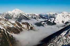 阿爾卑斯山,11 月,秋