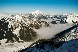阿爾卑斯山,11 月,秋