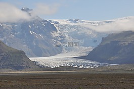 冰島,冰川,skaftafell