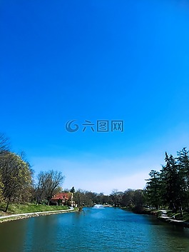 sky,landscape,river