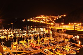 夜,海,端口