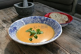 南瓜湯,食品,午餐