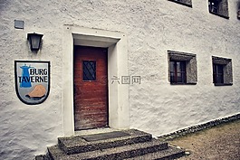 酒館,城堡,老
