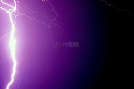 閃電,自然,風暴