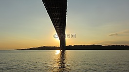 日落,日出,余輝