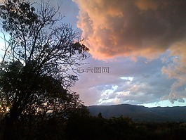 自然,天氣,云