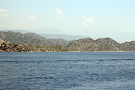 山,自然,巖