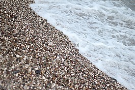 海灘,沙,浪漫