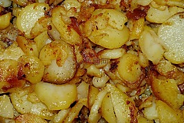 吃,炸土豆,馬鈴薯