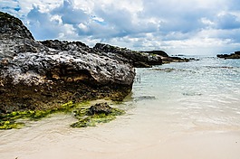 灣,海灘,夏時制