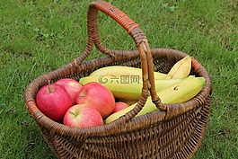 籃,水果,蘋果