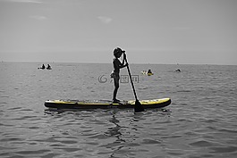 海,皮劃艇,瀏覽
