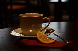 咖啡廳,杯,茶