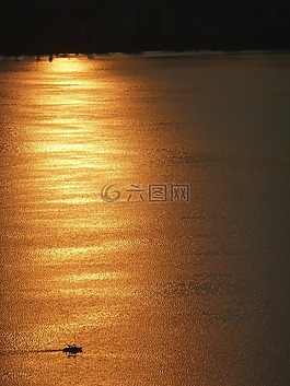 湖,船舶,水