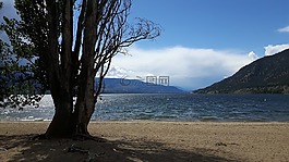 海灘,太陽(yáng),日落