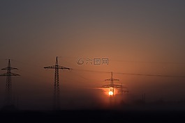日出,能源,太陽