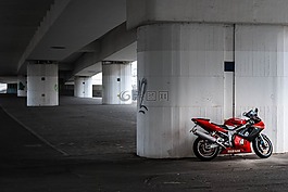 橋,德國,摩托車