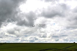 灰色的云,場,性質