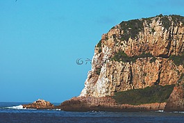 懸崖,石,岸