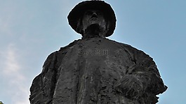 雕像,紀(jì)念碑,剪影