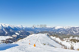 雪,全景,全景的照片
