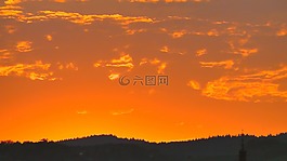 日落,光,天空
