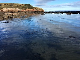 海,蘇格蘭,海灘