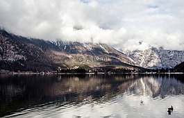 hallstatt,奥地利,景观