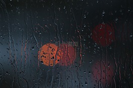 雨,窗口,散景
