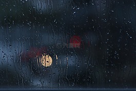 雨,窗口,散景