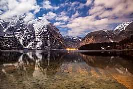hallstatt,奥地利,景观