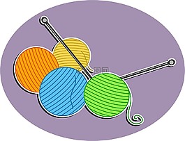 羊毛,針織,針
