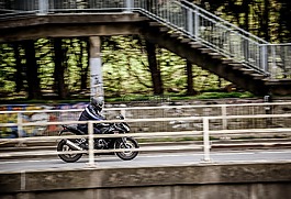 摩托車,路,速度