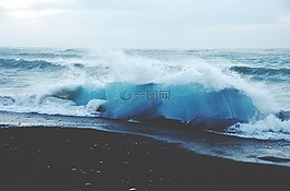 水,波,崩溃