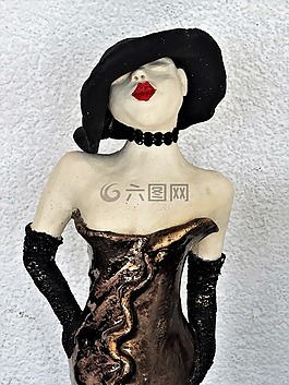 雕塑,藝術(shù),那位女士