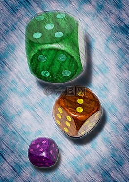 骰子,下降,抛出