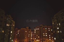 房子,公寓,窗口