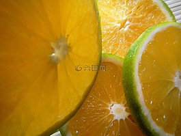 片,橙色,水果